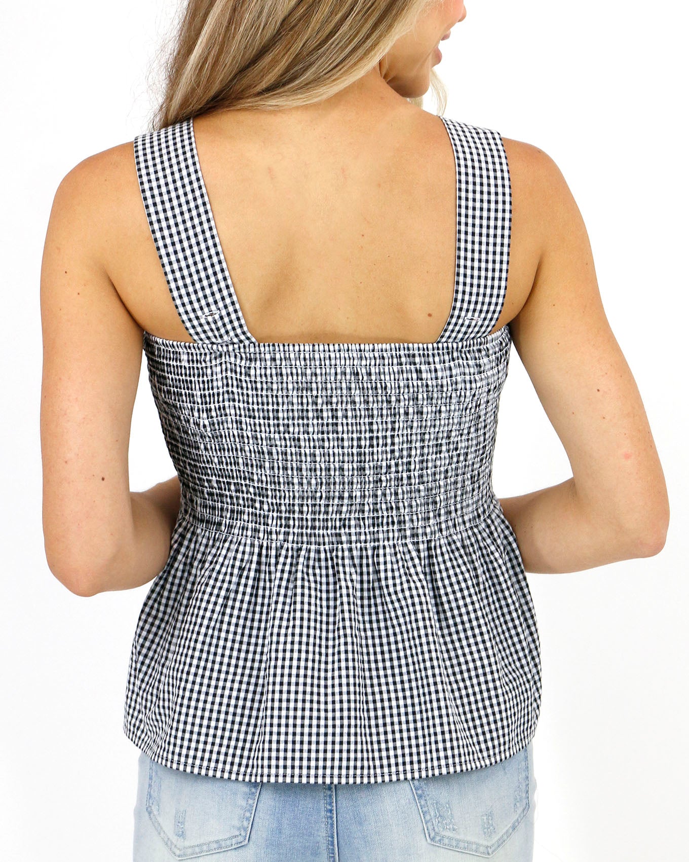 Smocked Top Back