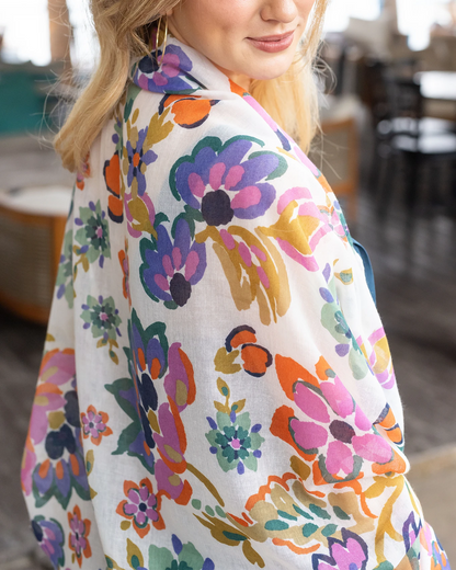 floral scarf