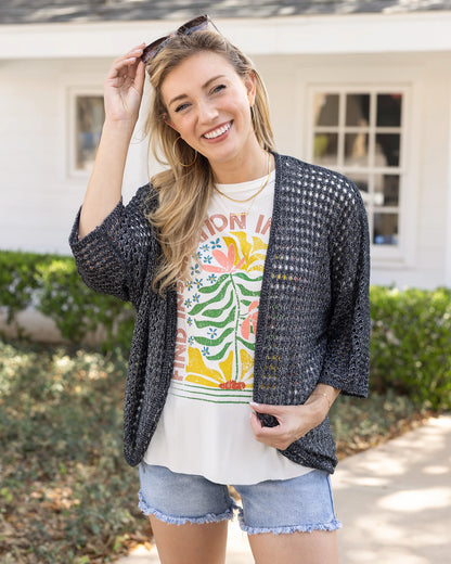open front cardigan