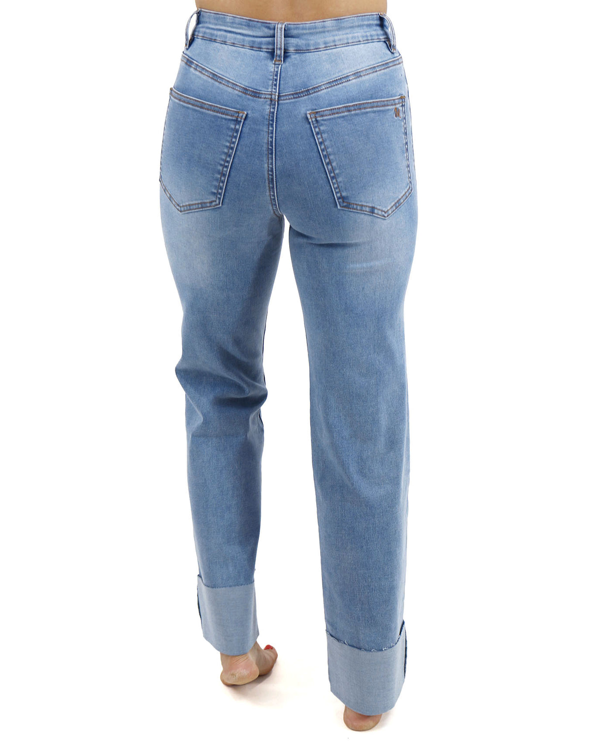 Mid Wash Straight Leg Denim main image 1