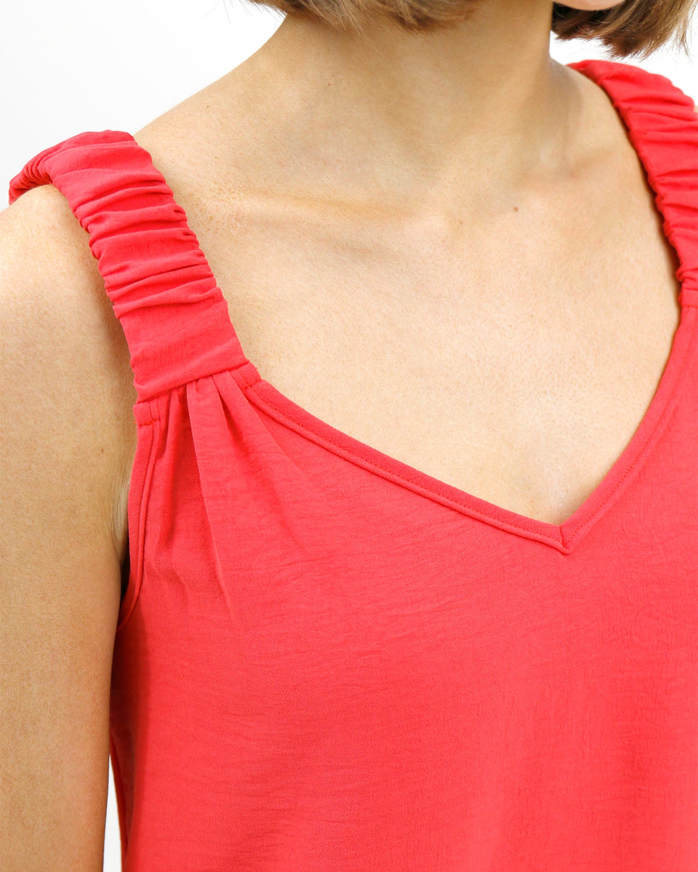 Red tank top