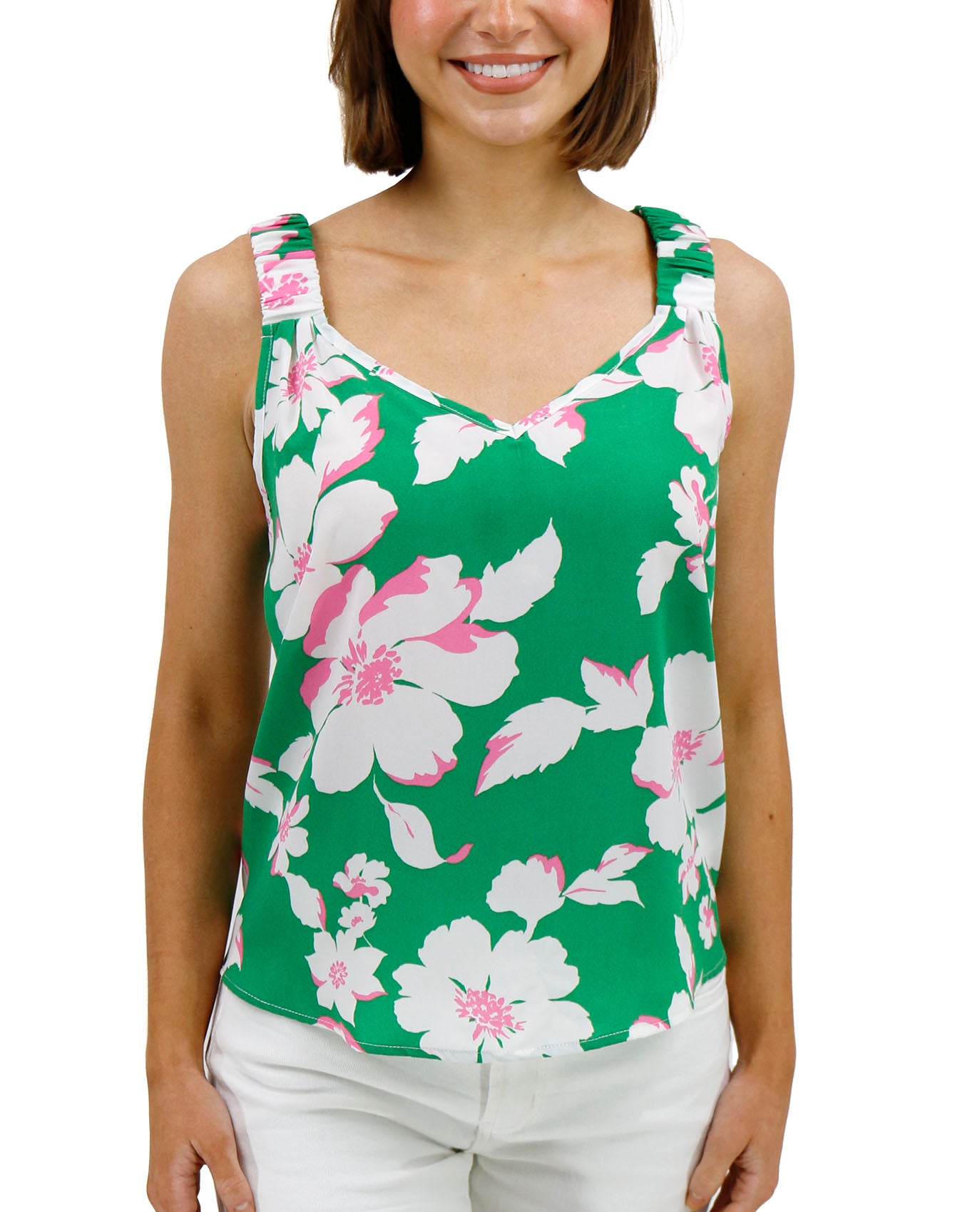 V neck tank
