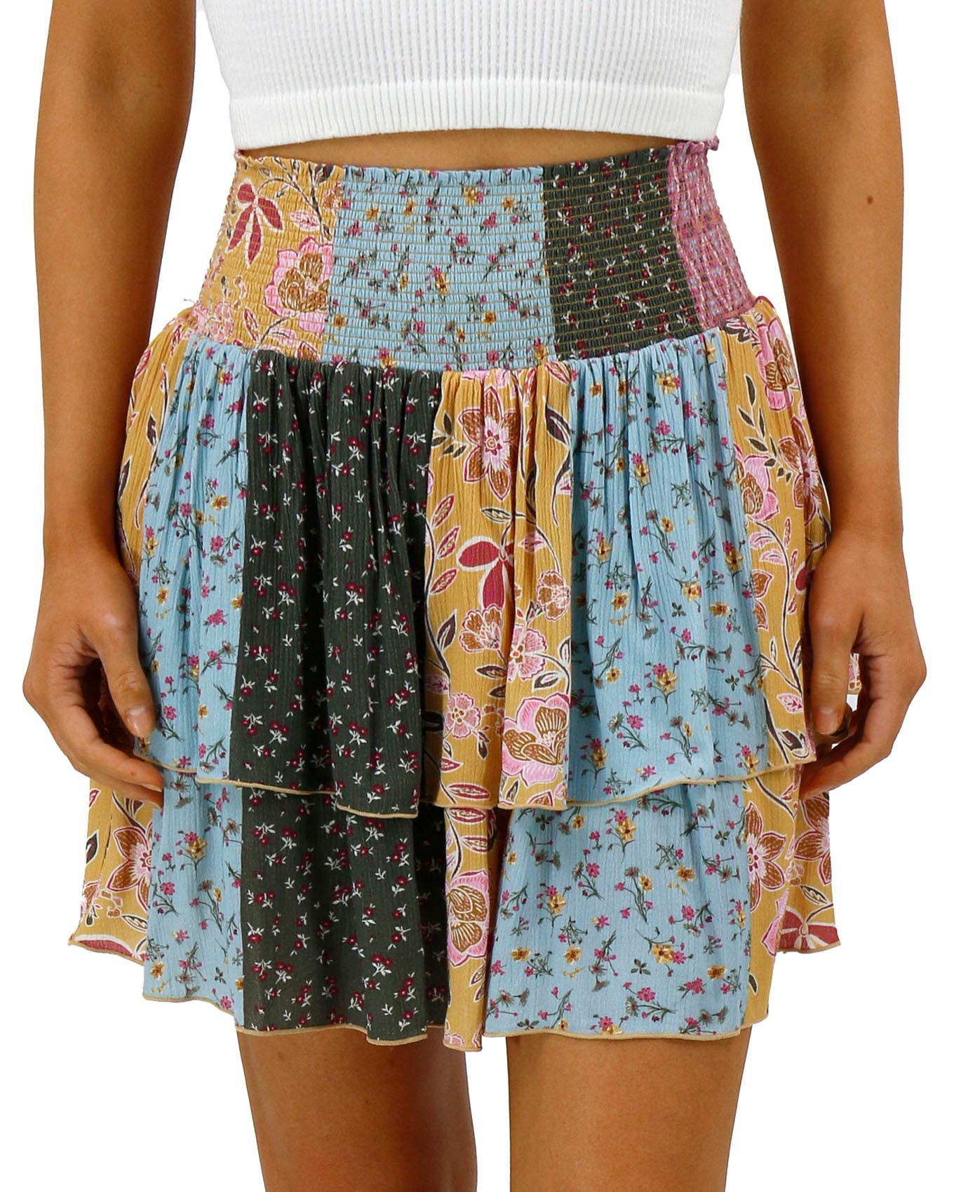 Tiered skirt