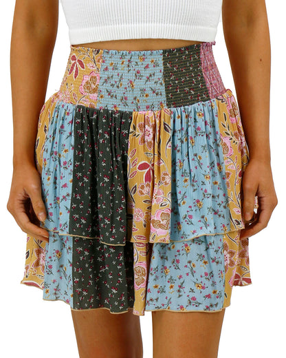 Tiered skirt