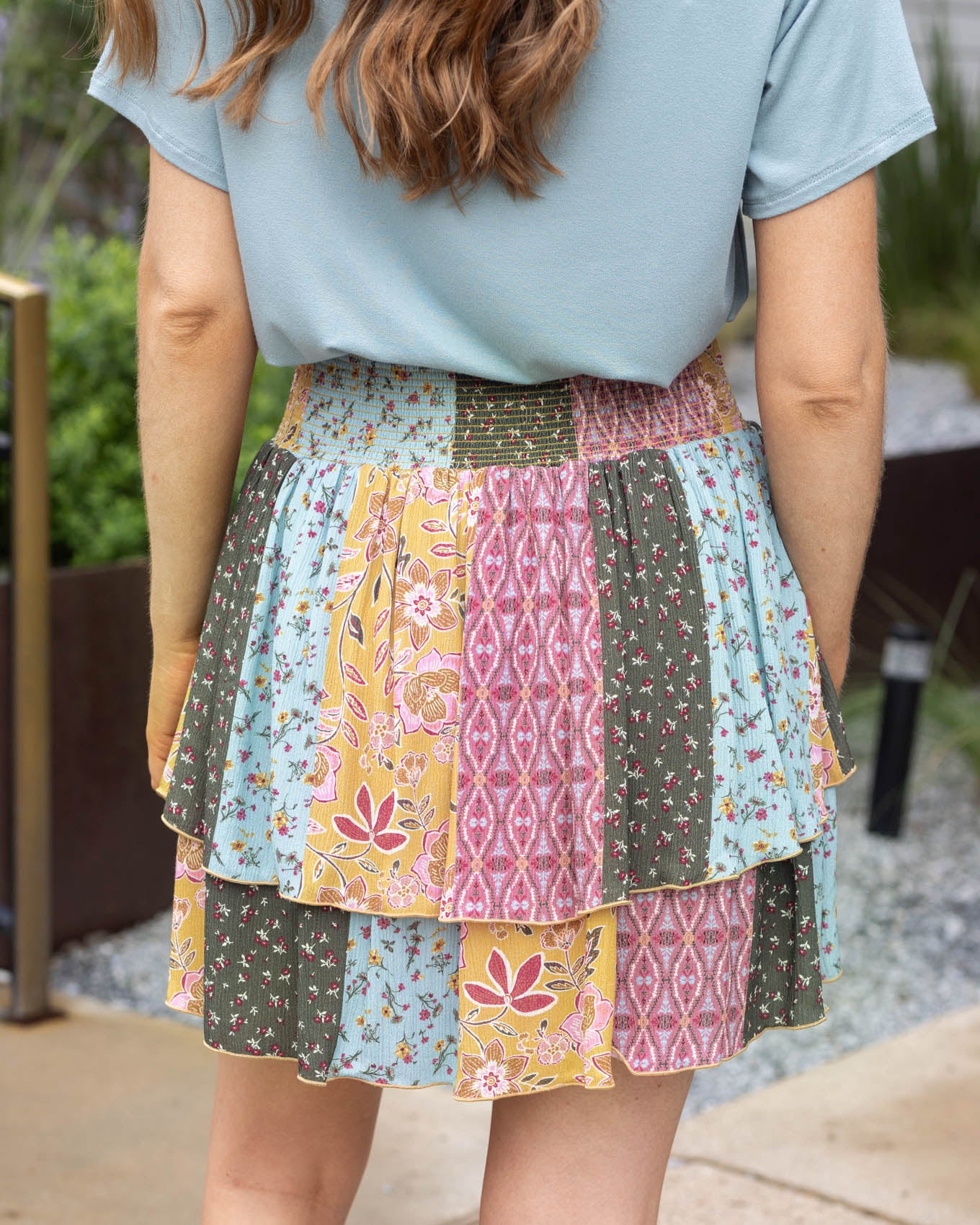 Pleated skort