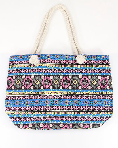 Summer Tote Bag Jewel Mandala