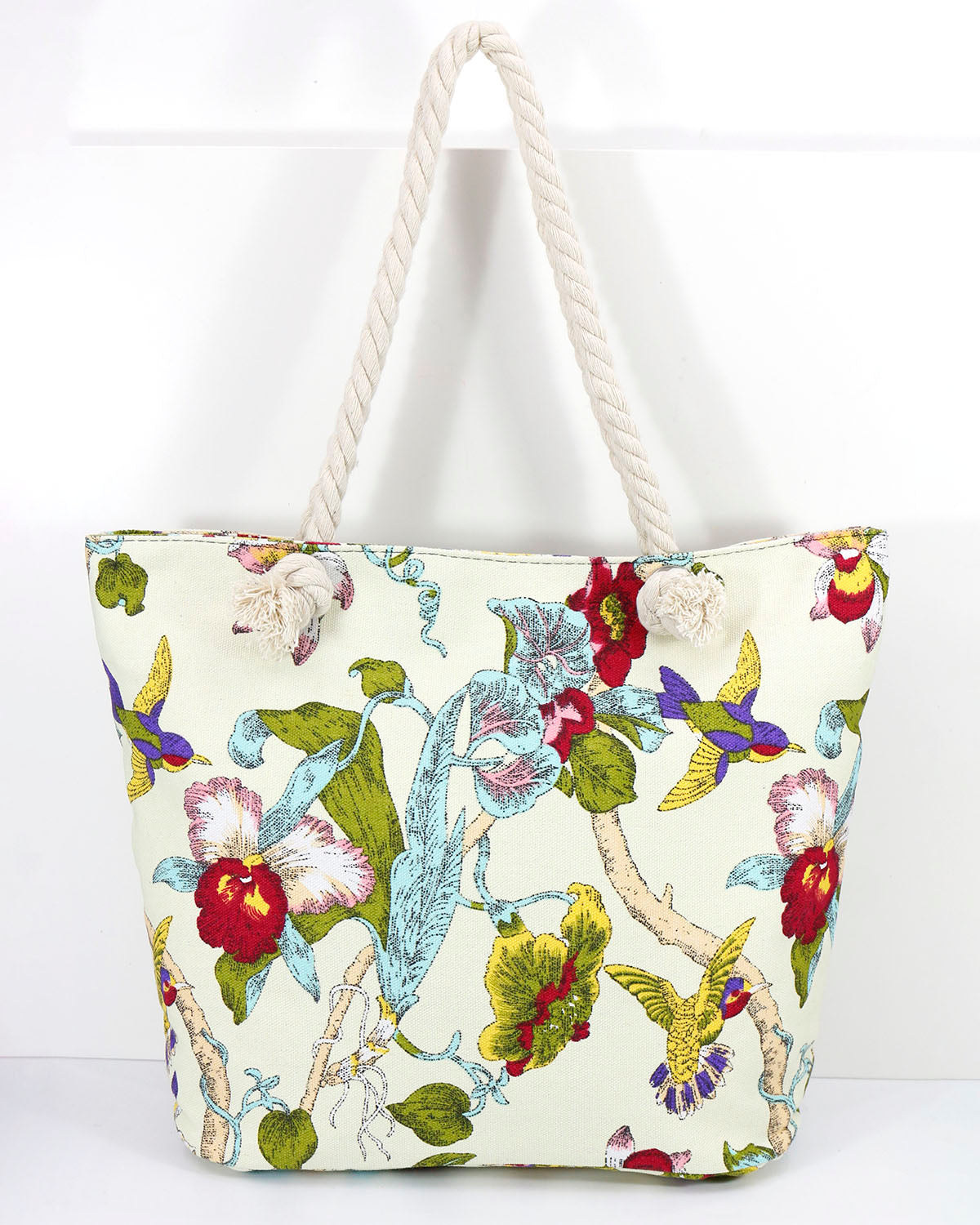 Buy VVWV Flower Printed Canvas Tote Bags For Women, Stylish