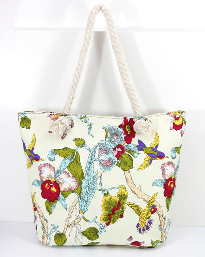 Summer Tote Bag Garden Floral