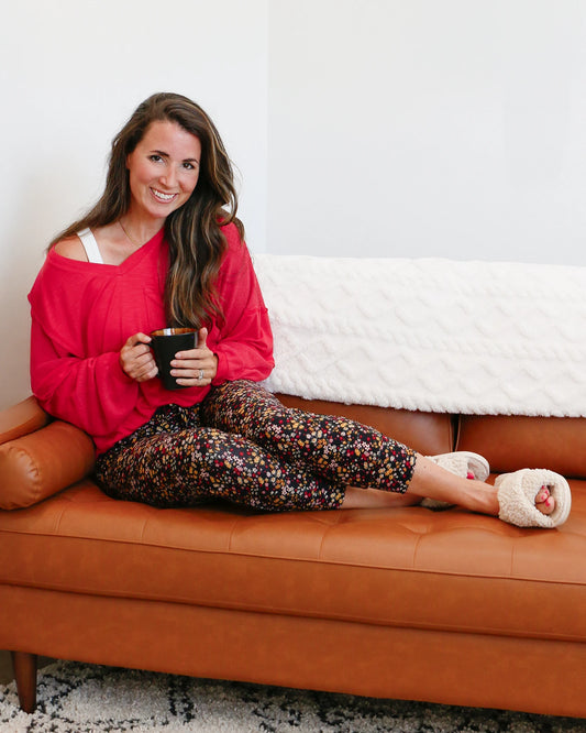 Summer Weight Live-in Loungers in Ditsy Floral