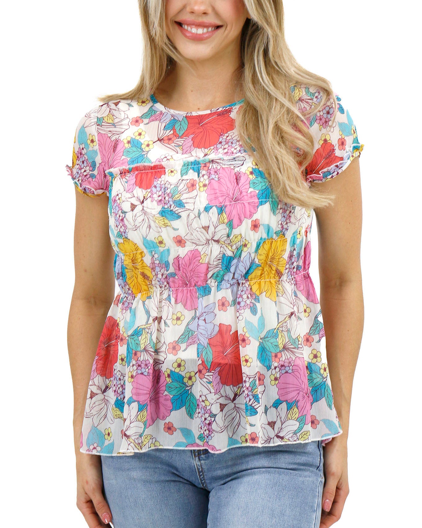 Sweet Sangria Top front detail