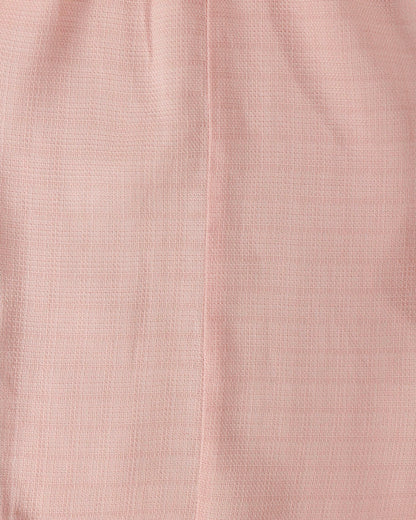 Fabric view of Blush Tencel™ Lyocell Baseball Jacket