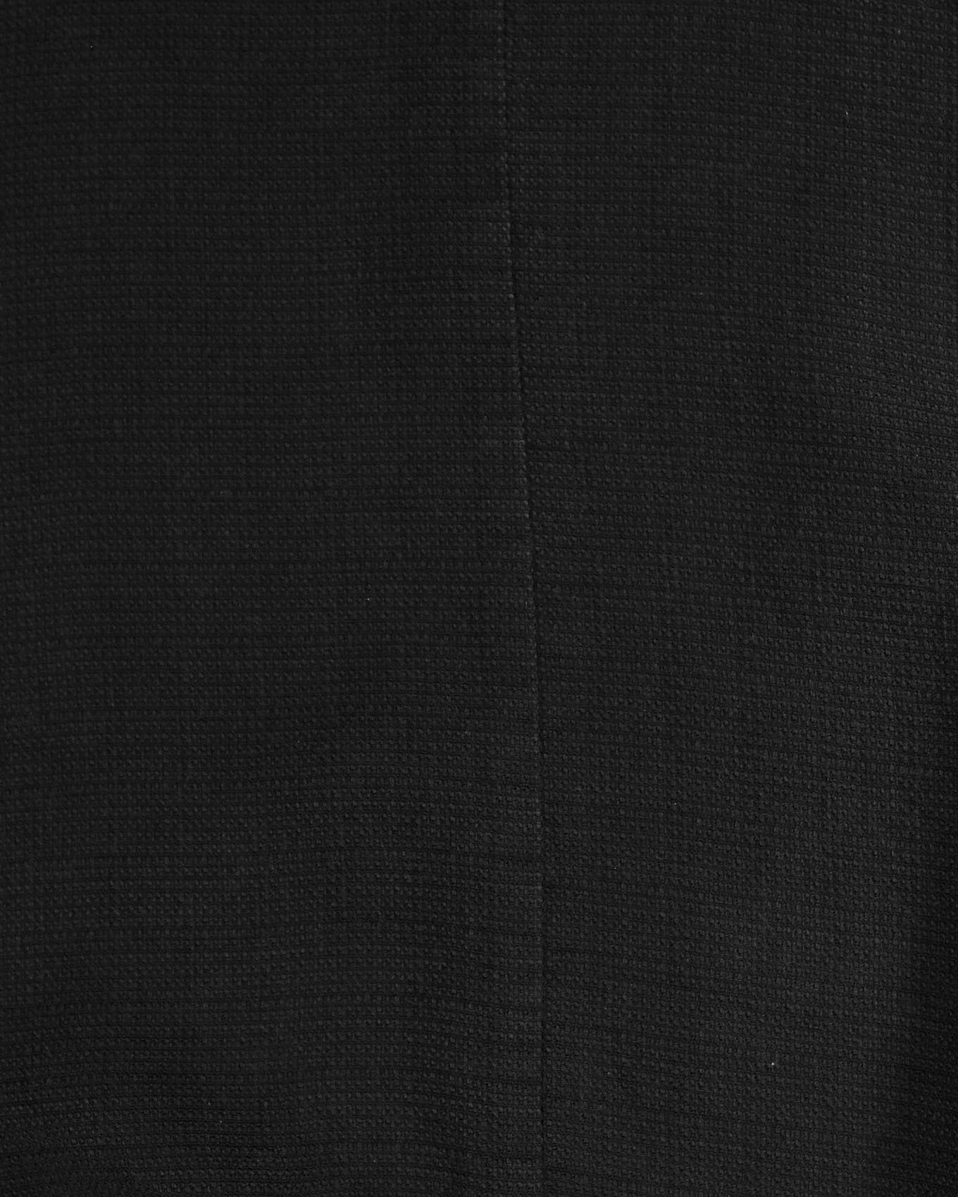 Fabric view of Washed Black Tencel™ Lyocell Baseball Jacket