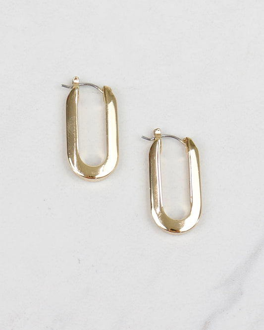 Drop Earrings Gold Close Up