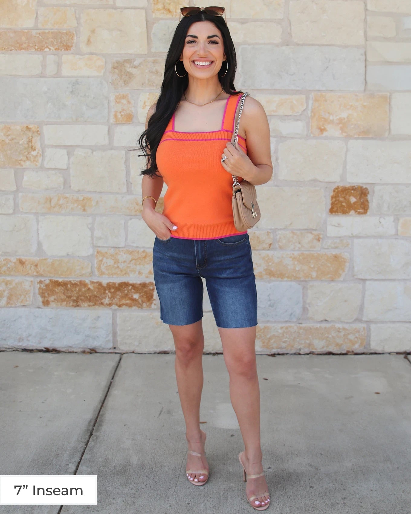 high waisted jean shorts