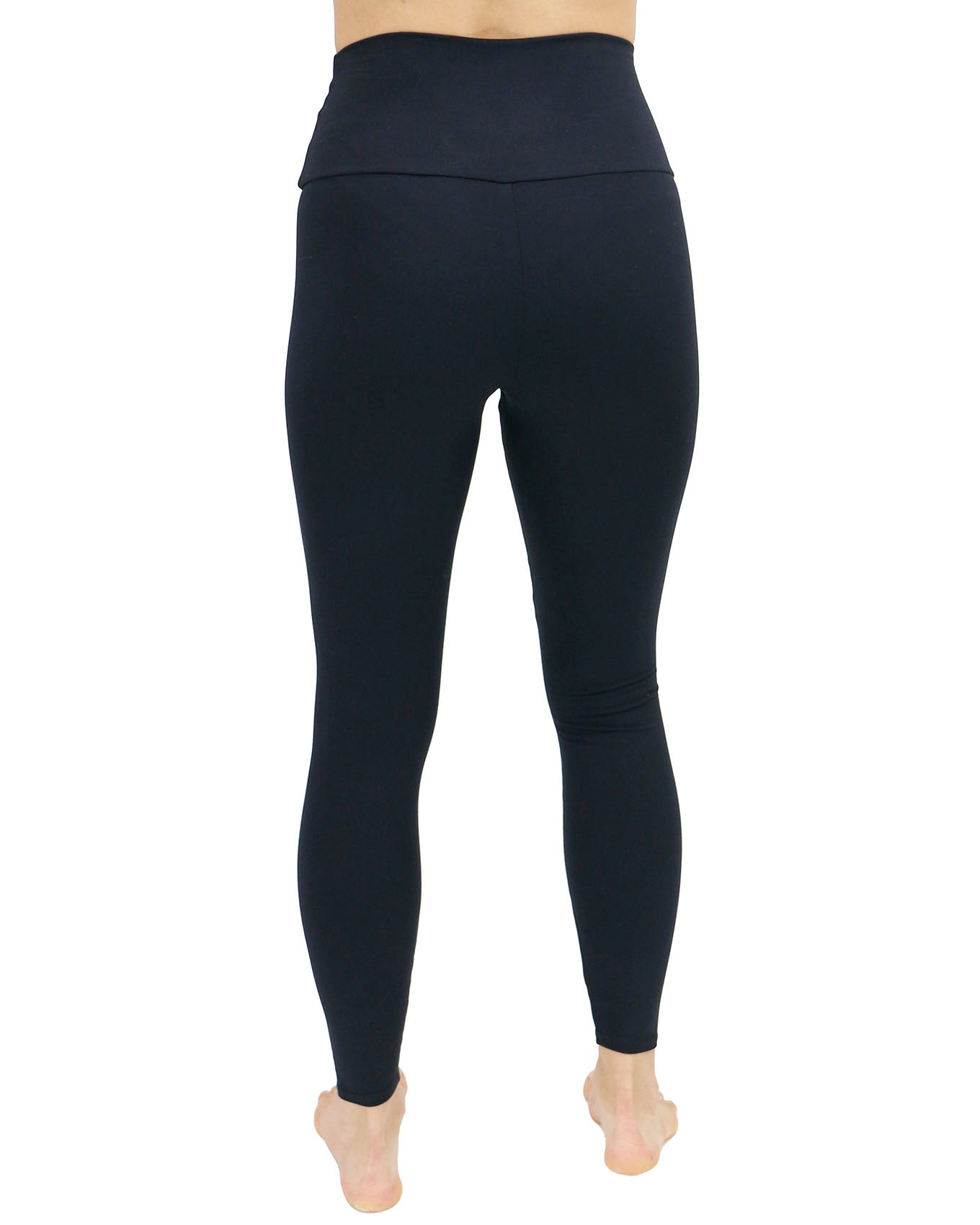 Jacquard Lace Look Womens Fleece Lined Leggings High Waist Brushed Leggings