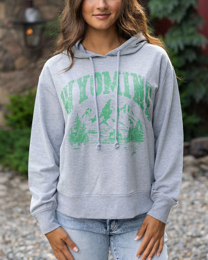 front view of wyoming graphic tee
