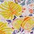 Short Sleeve Mesh Lemon Print Top Lemon