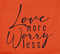 G&L Quote Tote - Love More Worry Less Love More Worry Less