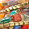 Sea Glass Bracelets Multicolor
