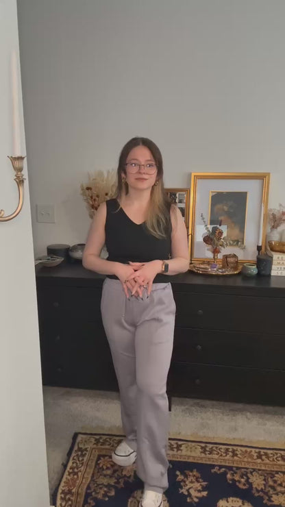 Emma Try-On Flawless Fit Tank & Scuba Pants