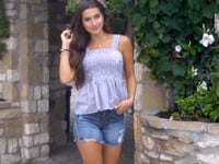 Smocked Gingham Top