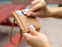 Wristlet Wallet in Black