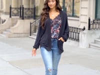 Buttery Soft Black Cocoon Cardi