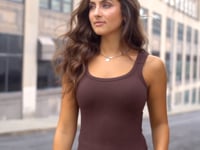 Chocolate Brown Brami Tank