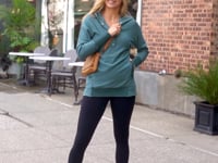 Slouchy Cape Bay Tunic Hoodie