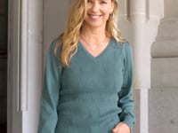 Molly Sea Pine Pointelle Sweater