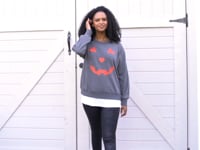 Jack O' Lantern Graphic Sweatshirt - FINAL SALE