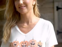 True Fit Pumpkin Graphic Tee