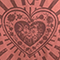 Side Slit Girlfriend Fit Graphic Tee - Retro Heart Retro Heart