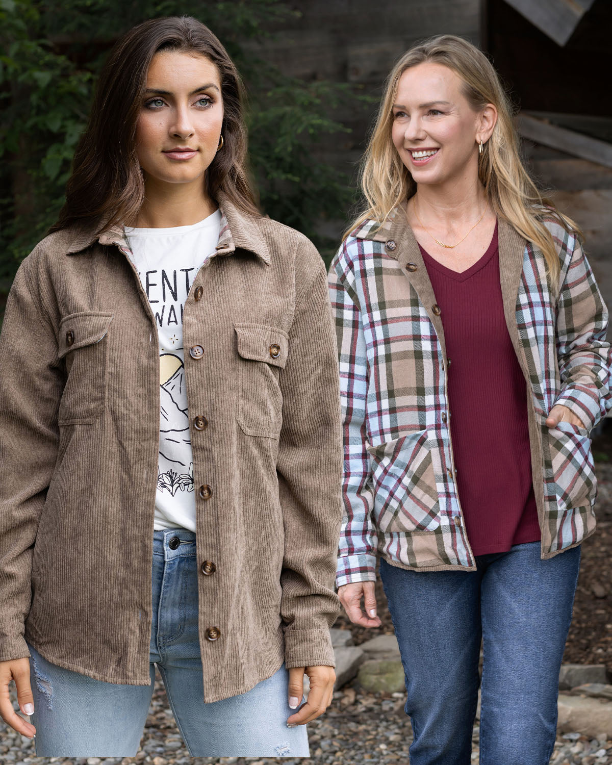 Blauwe - Acryl - Met mouwen - Overshirt - Geruite - Jassen online Blauwe - Acryl - Met mouwen - Overshirt - Geruite - Jassen online
