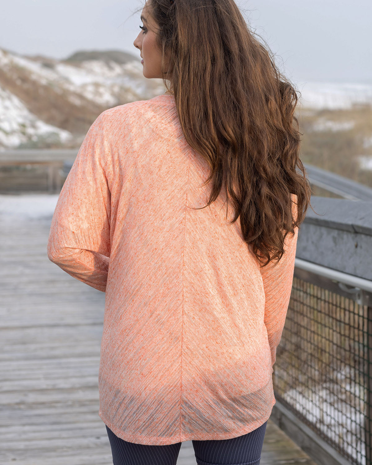 Airy Cocoon Slub Cardigan in FINAL Grace Lace Dreamsicle SALE - and 