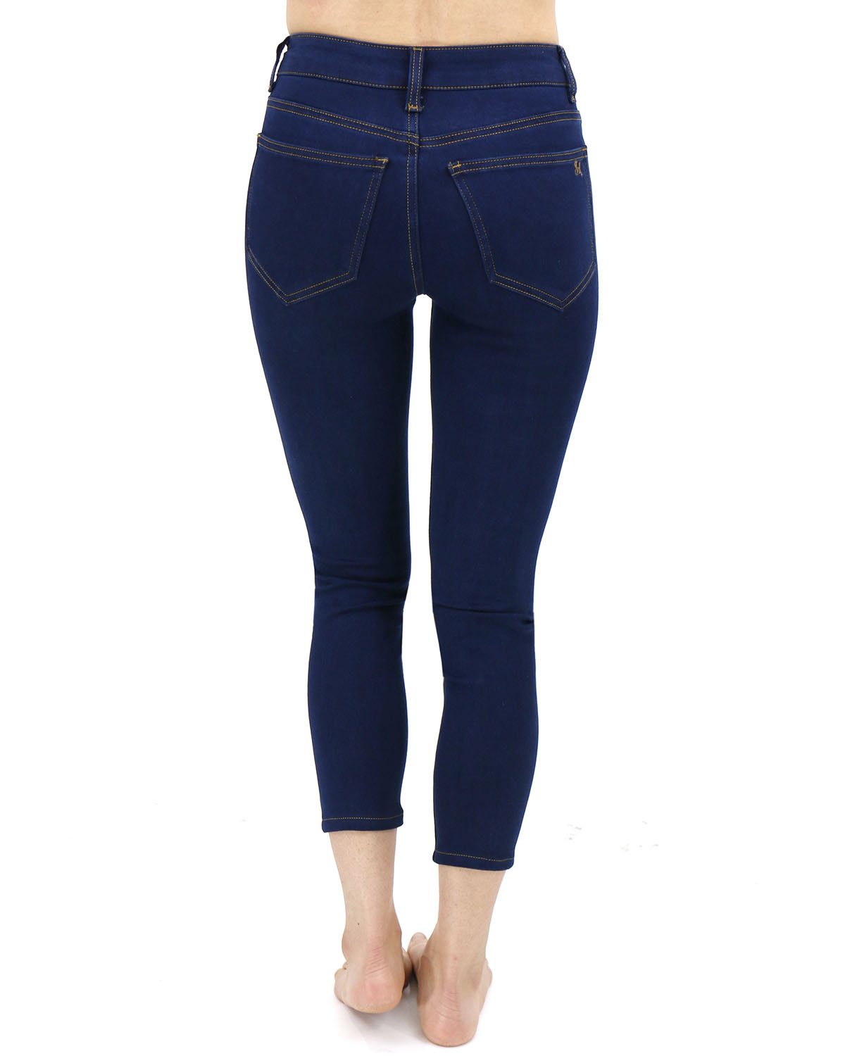 Cropped All Day Denim in Dark Indigo - FINAL SALE