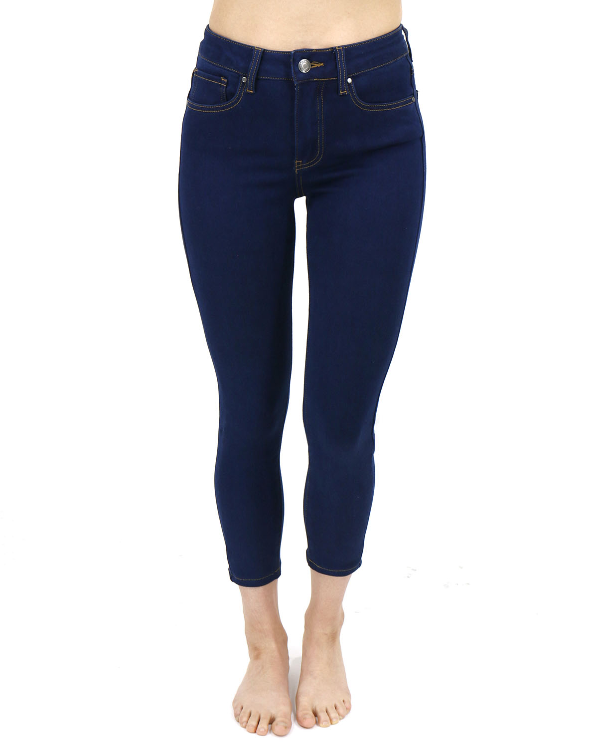 Cropped All Day Denim in Dark Indigo - FINAL SALE - Grace and Lace