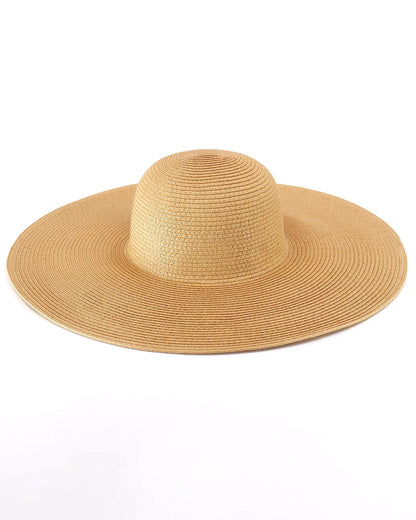 Khaki Beach Straw Hat