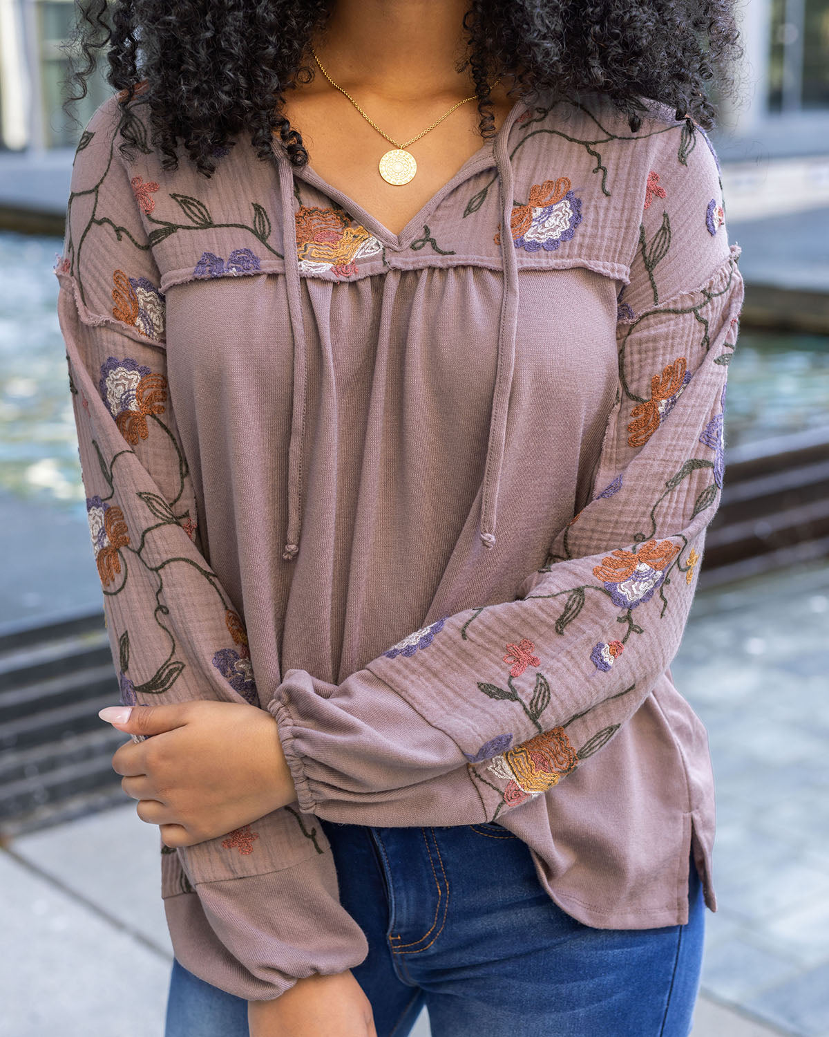Berkley Embroidered Top - FINAL SALE