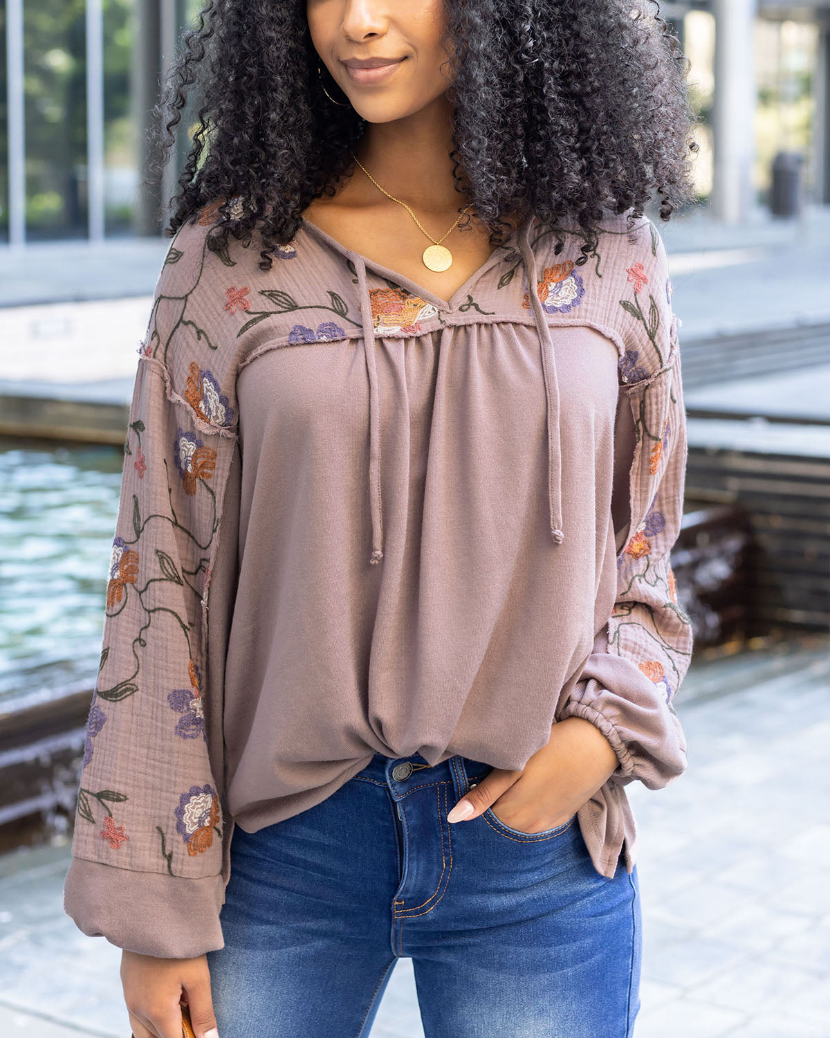 Berkley Embroidered Top - FINAL SALE