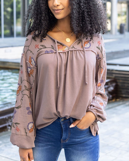 Berkley Embroidered Top - FINAL SALE