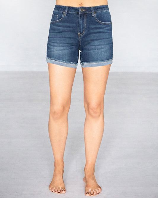 Comfort Fit RePurposed Mid-Wash Shorts - FINAL SALE