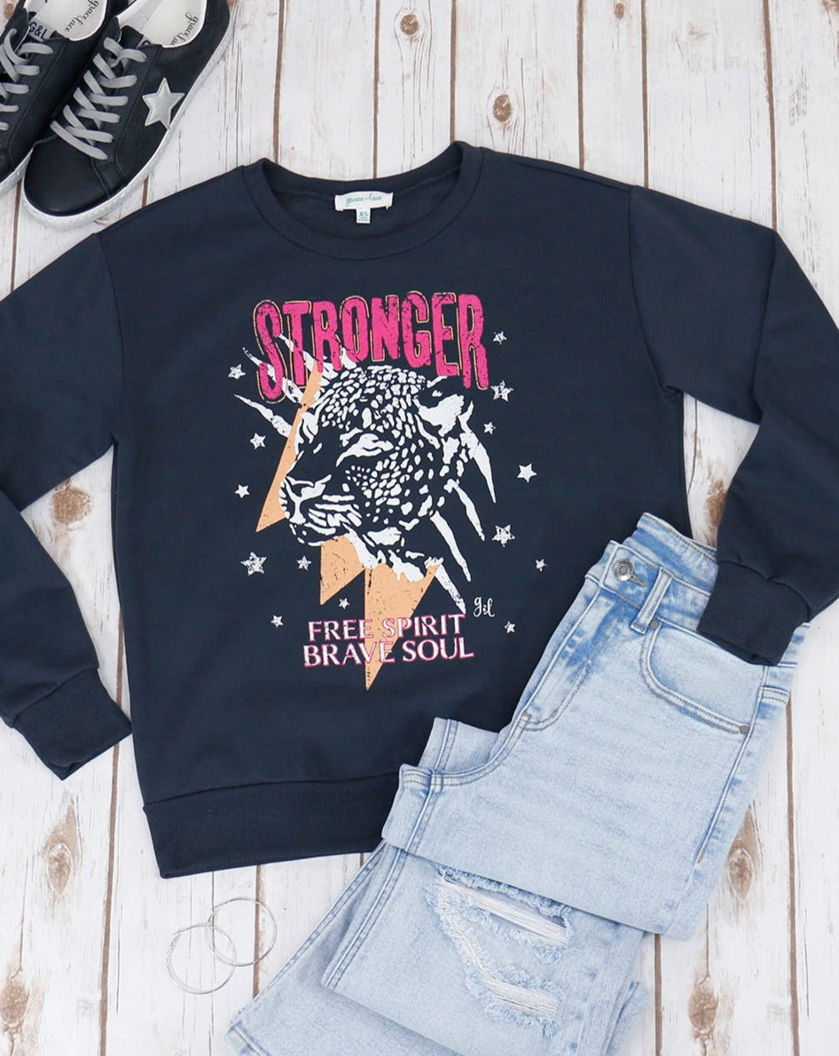 Graphic Sweatshirt - Stronger - FINAL SALE