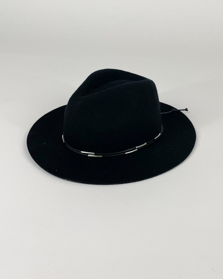 Beaded Black Hat Band - FINAL SALE