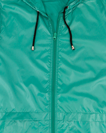 Packable Rain Jacket in Aquamarine