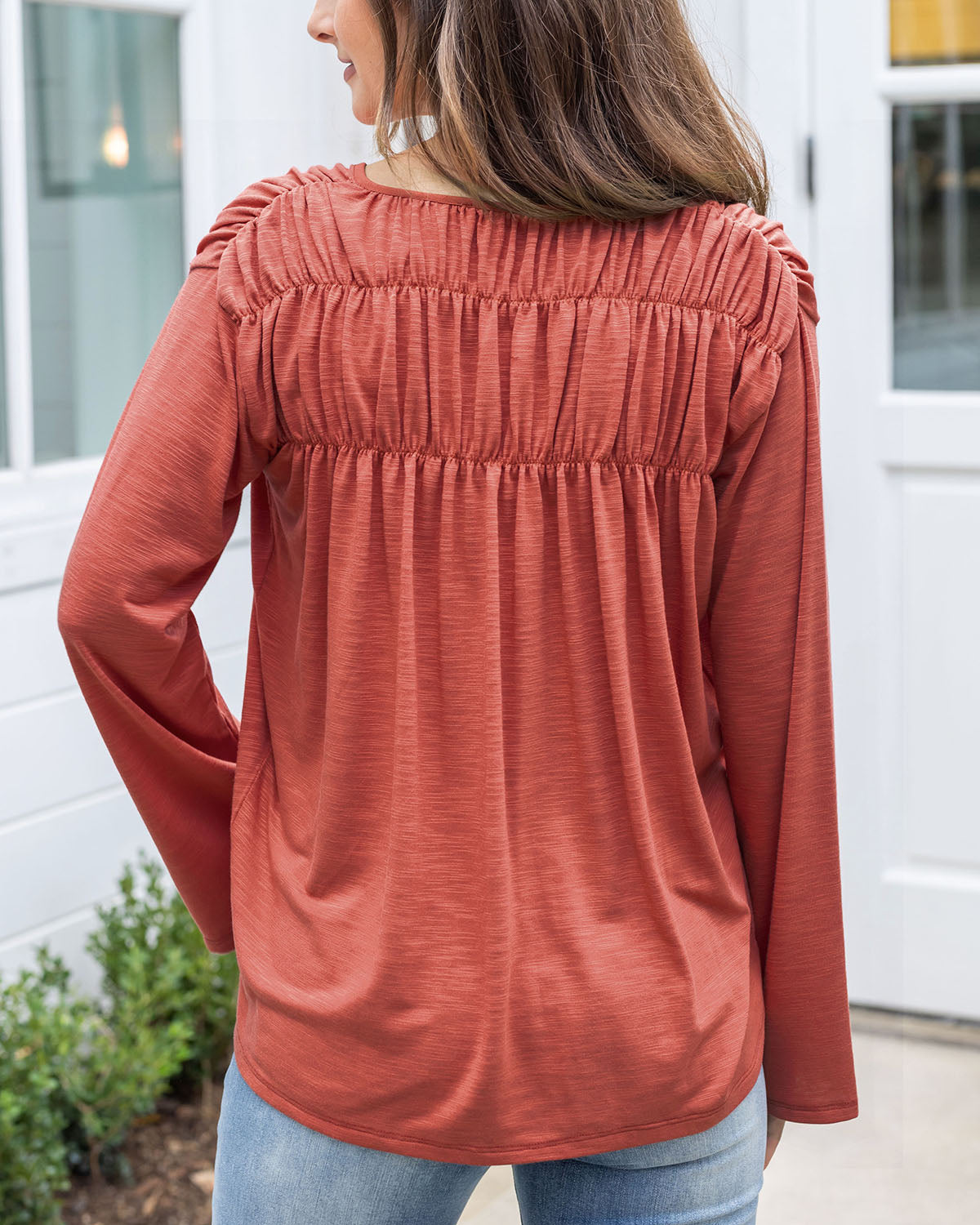 Paige Ruched Top - FINAL SALE