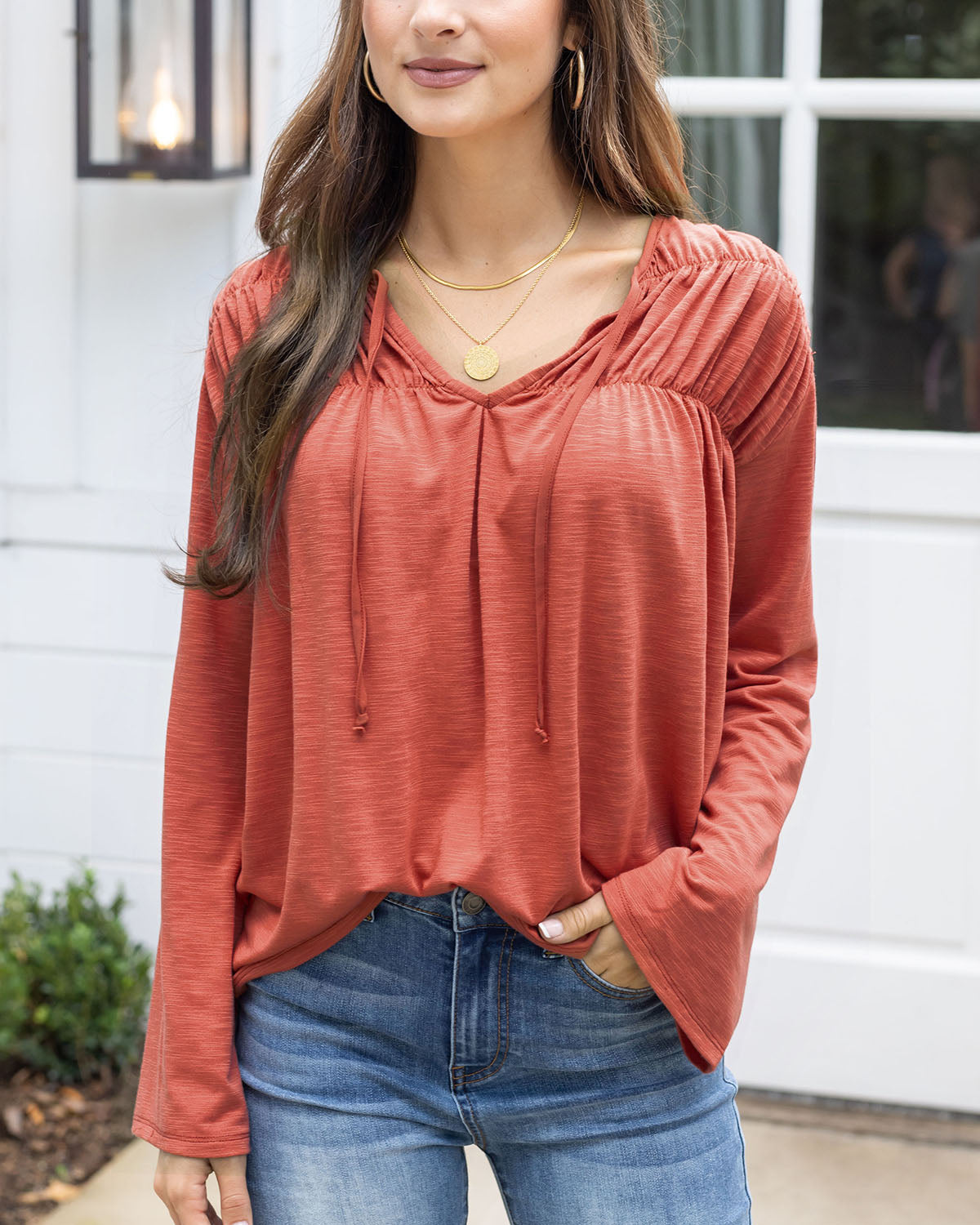Paige Ruched Top - FINAL SALE