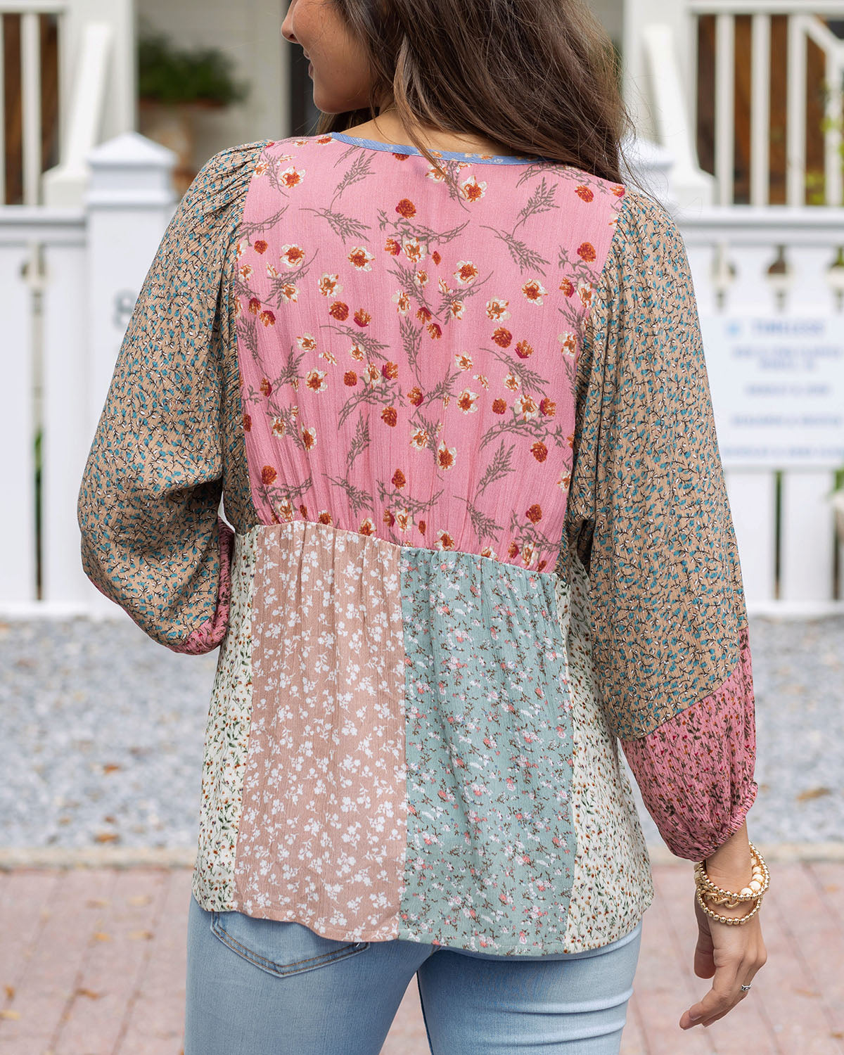 Penelope Patchwork Top