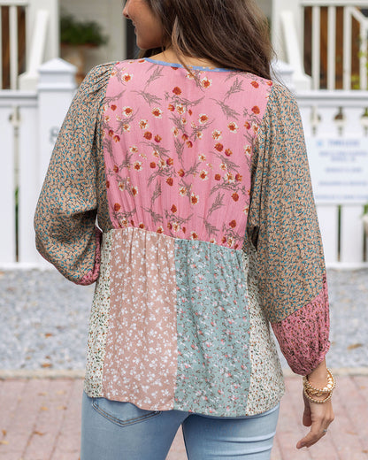 Penelope Patchwork Top
