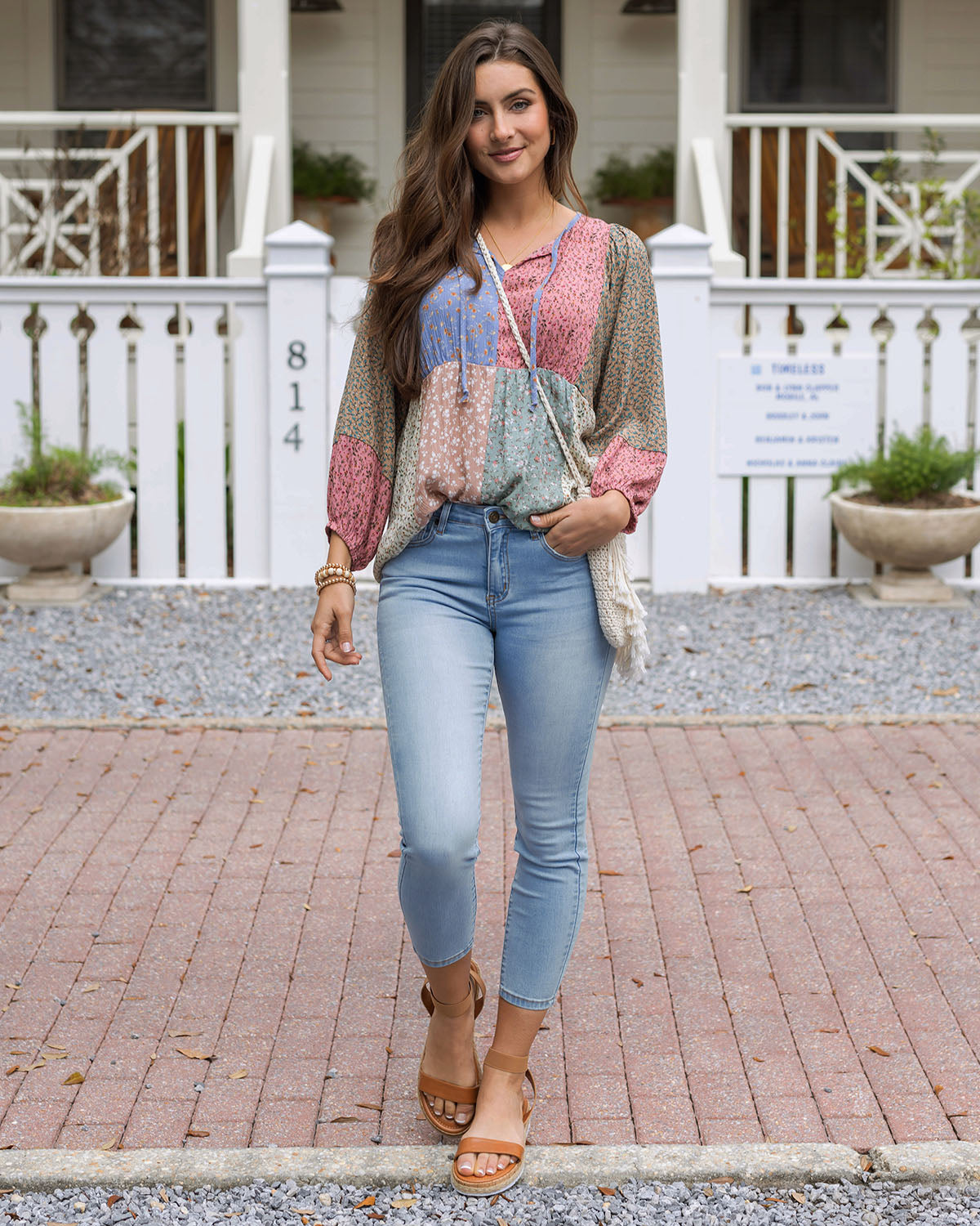 Penelope Patchwork Top